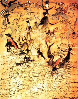 J.Schoumann. Hommage à Toulouse Lautrec