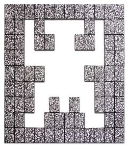 Crazy puzzle. 200x168 cm