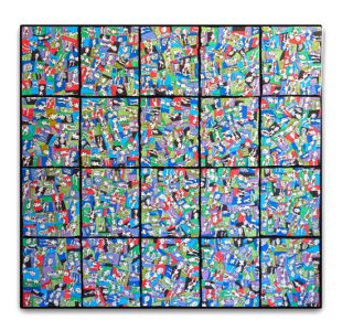 Crazy Puzzle.145x110 cm